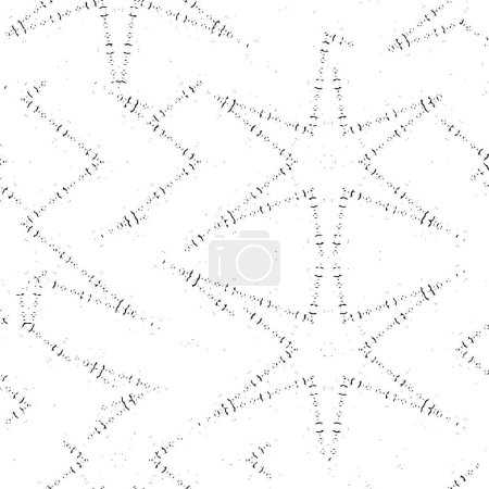 Illustration for Seamless pattern with black and white geometric shapes. - Royalty Free Image