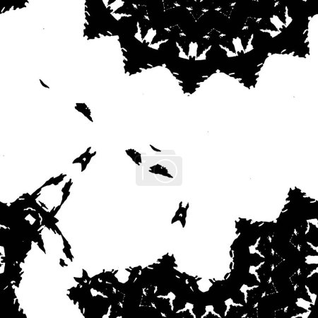Illustration for Abstract black and white background vector illustration - Royalty Free Image