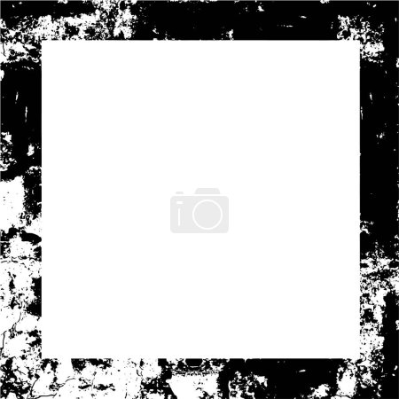 Photo for Grunge border frame with white background - Royalty Free Image