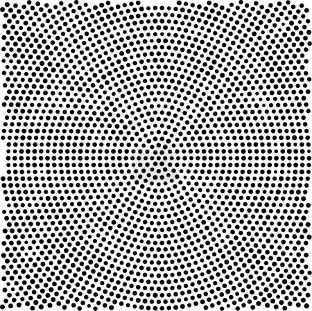 Illustration for Halftone round pattern vector background. - Royalty Free Image
