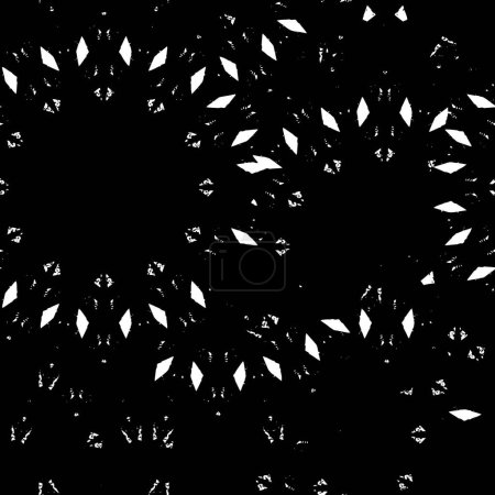 Ilustración de Patrón floral sin costuras. fondo blanco y negro. ilustración vectorial monocromo. - Imagen libre de derechos