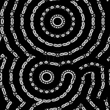 Ilustración de Fondo de patrón abstracto grunge blanco y negro. ilustración vectorial. - Imagen libre de derechos