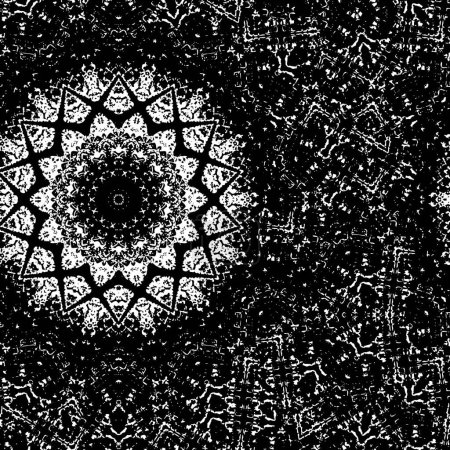 Ilustración de Textura grunge abstracta, fondo de pantalla de color blanco y negro - Imagen libre de derechos