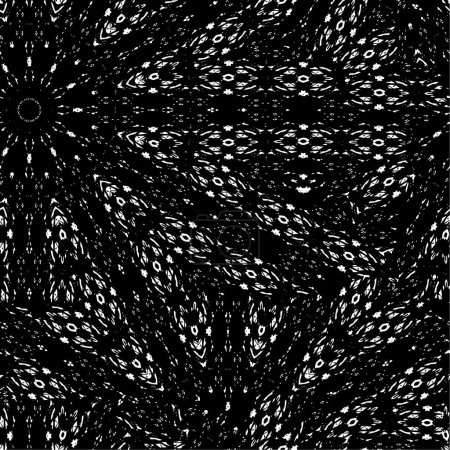 Téléchargez les photos : Fond mandala géométrique noir et blanc - en image libre de droit