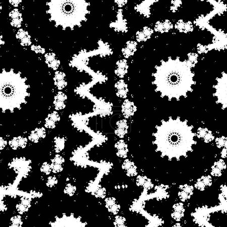 Illustration for Black and white abstract background, creative design - Royalty Free Image