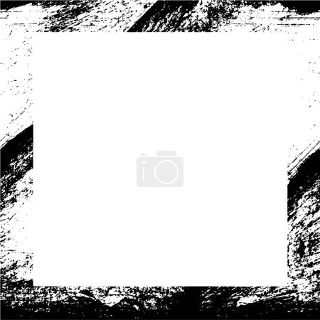 Illustration for Frame background with messy splatters and stains - Royalty Free Image
