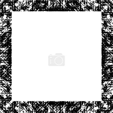 Illustration for Frame background with messy splatters and stains - Royalty Free Image