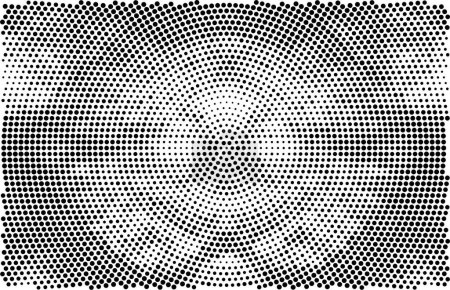 Ilustración de Abstracto grunge fondo blanco y negro. patrón de círculos de tinta, vector illustratoin - Imagen libre de derechos