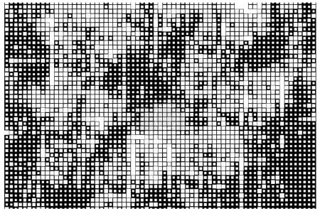 Ilustración de Patrón geométrico. fondo abstracto en blanco y negro. vector ilustración diseño - Imagen libre de derechos