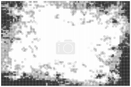 Illustration for Abstract background made of squares. vector illustration design - Royalty Free Image