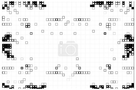 Illustration for Abstract geometric background with squares. creative composition. vector illustration design - Royalty Free Image