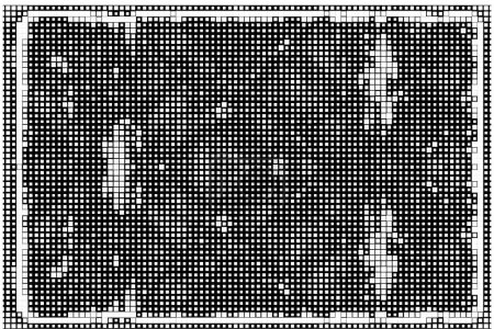 Illustration for Abstract black and white background with small squares. - Royalty Free Image
