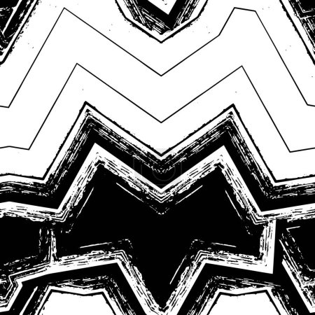 Ilustración de Fondo texturizado grunge blanco y negro abstracto. - Imagen libre de derechos