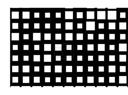 Ilustración de Fondo abstracto con elementos cuadrados. vector ilustración diseño - Imagen libre de derechos