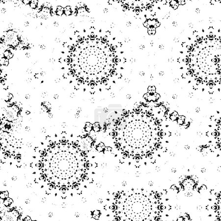 Illustration for Hand drawn christmas seamless pattern - Royalty Free Image