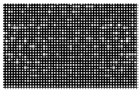Illustration for Black and white background with squares.  abstract geometric composition. vector design - Royalty Free Image