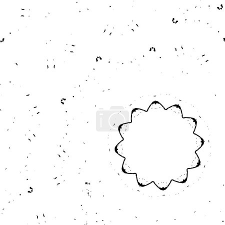 Illustration for Grunge black and white texture. template for design. abstract vector illustration. create artistic grungy texture - Royalty Free Image