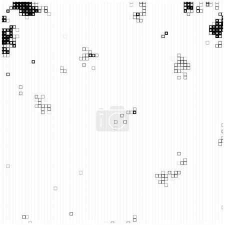 Illustration for Black and white pattern texture. grunge abstract vector - Royalty Free Image