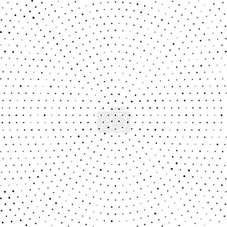Téléchargez les illustrations : Motif de demi-teinte. texture pointillée sur blanc. illustration vectorielle de superposition - en licence libre de droit