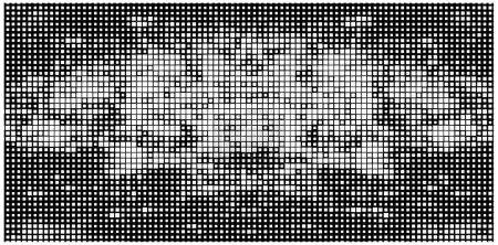 Ilustración de Mosaico cuadrado abstracto. vector mosaico organizado por elementos rectángulos cuadrados. vector mosaico patrón cuadrado - Imagen libre de derechos