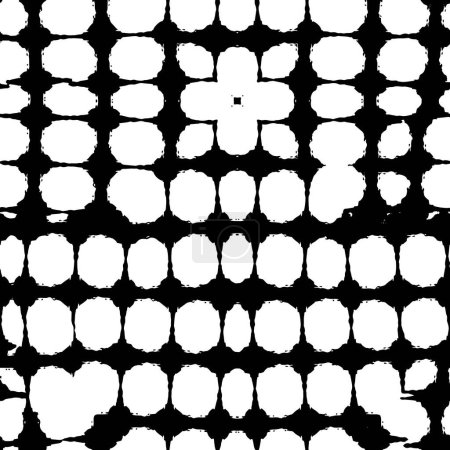 Ilustración de Patrón grunge abstracto, ilustración en blanco y negro - Imagen libre de derechos