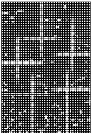Ilustración de Fondo abstracto con cuadrados. diseño de ilustración vectorial. colores blanco y negro - Imagen libre de derechos
