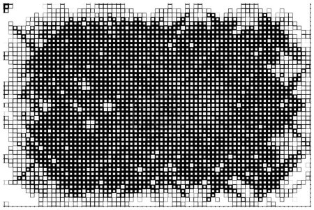 Téléchargez les illustrations : Fond demi-teinte. vecteur noir et blanc avec pixels - en licence libre de droit