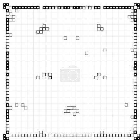 Illustration for Abstract black and white grunge creative background - Royalty Free Image
