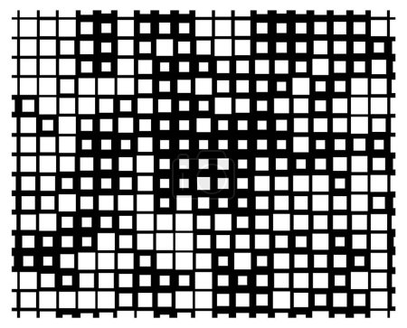 Ilustración de Rejilla, malla con geométrico, abstracto, celosía, patrón. - Imagen libre de derechos
