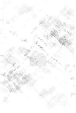 Téléchargez les illustrations : Fond abstrait. texture pointillée monochrome. image incluant l'effet les tons noir et blanc. - en licence libre de droit