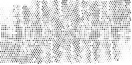Illustration for Halftone background. abstract vector illustration. halftone effect. - Royalty Free Image