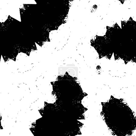 Illustration for Abstract black and white textured background - Royalty Free Image