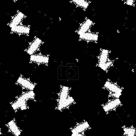 Illustration for Abstract dark grunge geometric pattern - Royalty Free Image