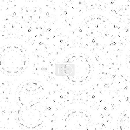 Illustration for Halftone pattern. Abstract mosaic  on white background. - Royalty Free Image