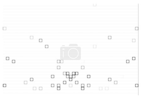 Illustration for Seamless abstract pattern, vector background with squares - Royalty Free Image