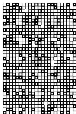 Photo for Abstract geometric pattern, black and white background - Royalty Free Image