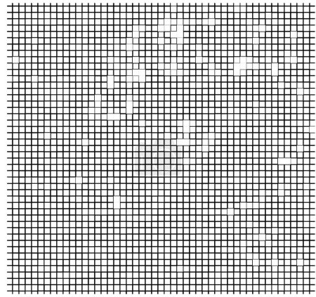 Ilustración de Patrón geométrico abstracto con elementos cuadrados. ilustración vectorial - Imagen libre de derechos