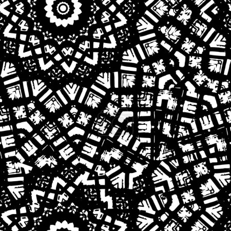 Photo for Seamless pattern. monochrome decorative background. - Royalty Free Image