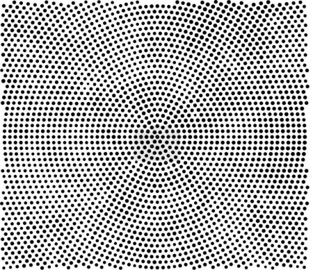 Illustration for Black Halftone Texture On White Background. Modern Dotted Futuristic Backdrop. Fade Noise Overlay. Digitally Generated Image. Pop Art Style. Vector Illustration - Royalty Free Image