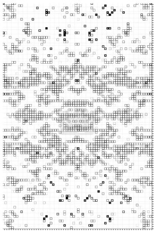 Ilustración de Fondo abstracto de textura de medio tono. ilustración vectorial en blanco y negro. diseño grunge moderno - Imagen libre de derechos