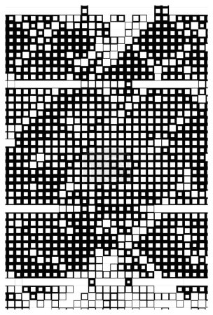 Photo for Abstract halftone texture background. vector illustration in a black and white. modern grunge design - Royalty Free Image