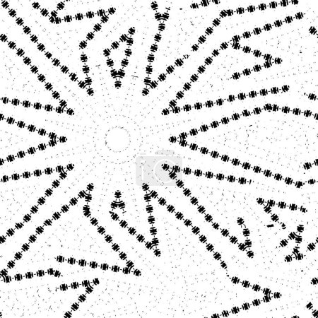 Illustration for Mandala pattern on white background - Royalty Free Image