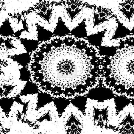 Illustration for Mandala pattern on white background - Royalty Free Image
