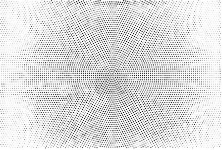 Illustration for Halftftone pattern with dots. vector illustration in white color on black background. template for your business, interior design, design design pop - Royalty Free Image