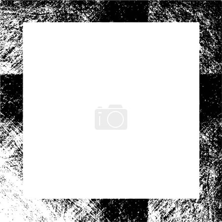 Illustration for Abstract grunge frame on white background - Royalty Free Image