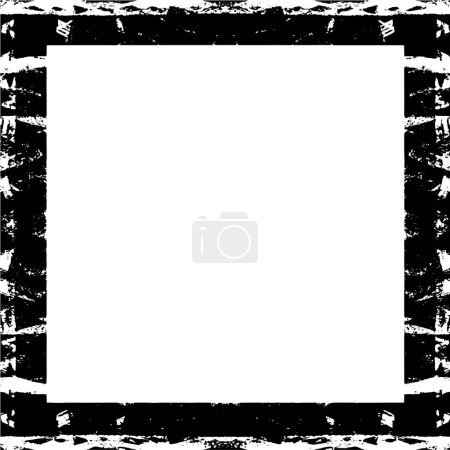 Illustration for Abstract grunge frame with copy space, vector illustartion - Royalty Free Image