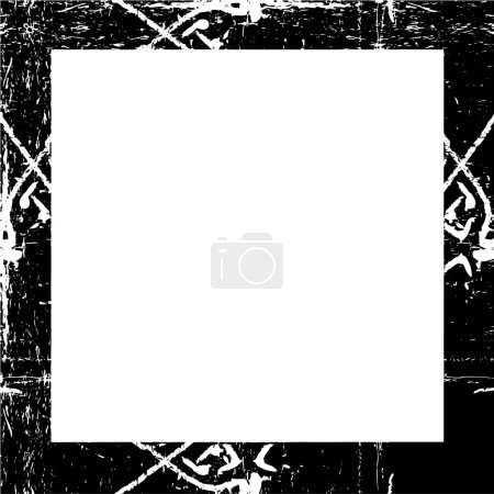Ilustración de Abstract grunge frame with copy space, vector illustartion - Imagen libre de derechos
