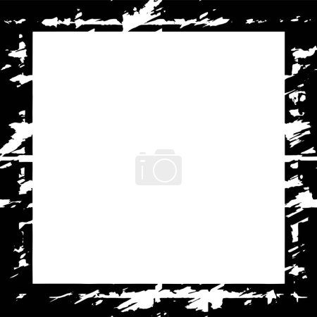 Illustration for Abstract grunge frame on white background - Royalty Free Image