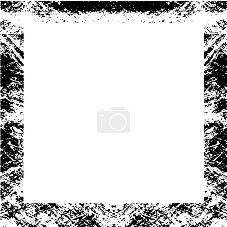 Illustration for Abstract grunge frame with copy space, vector illustartion - Royalty Free Image