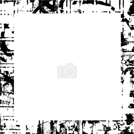 Ilustración de Marco grunge vector. papel viejo con blanco para su texto o imagen - Imagen libre de derechos